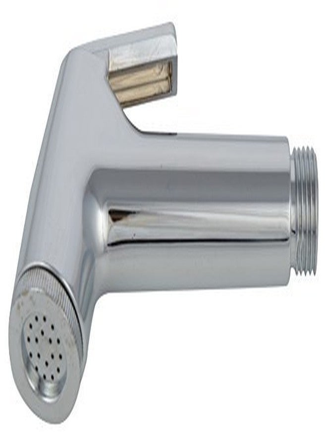 SHRUTI Plastic Hand Shower, Health Faucet, Bathroom Faucet with 1.5mtr PVC White Shower Tube and Chrome Plated Stand and Fitting Screw (8 cm x 6 cm x 2 cm, Metallic,-(1176-1162 White) - Image 2